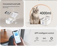 Distributeur d'eau pour animaux 4L Fontaine à eau automatique ultra-silencieuse pour chat Fontaine à eau pour chat avec chauffage constant à 28 degrés