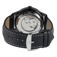 Montre-bracelet mécanique YINONG pour homme, squelette, tourbillon, phase de lune, cadran à aiguilles, boîtier en alliage, bracelet en cuir véritable, style affaires et décontracté