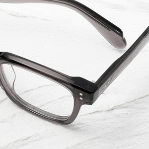Gafas rectangulares con montura completa, color sólido, anti-UV, unisex, para adultos, monturas de corrección de visión JMM77RX - Product Image 4