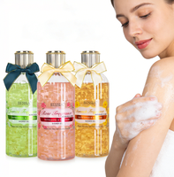 Gel Douche aux Acides Aminés de Pétales Naturels en Stock – Parfum Jasmin, Rose, Camomille – Nettoyage Doux pour Soin de la Peau