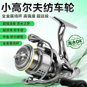 All Metal Spinning Reel Lure Fishing Reel Right Hand Ocean Rock Fishing Reel Shallow Line Long Casting Anti Seawater - Product Image 3