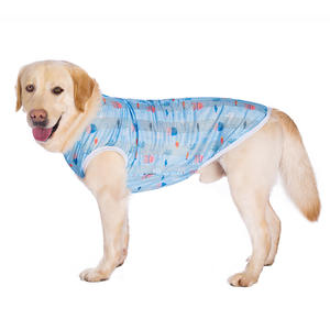 เสื้อสุนัขขนาดใหญ่แบบ OEM/ODM สำหรับฤดูใบไม้ผลิและฤดูร้อน ผ้าตาข่ายระบายอากาศดีไซน์คลาสสิก สำหรับโกลเด้นรีทรีฟเวอร์ ลาบราดอร์ และแมว - Product Image 5