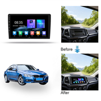 Autoradio 9 pouces 2 Din avec Carplay sans fil, Android Auto, navigation GPS, lecteur multimédia, Bluetooth, WiFi, FM, RDS, radio universelle