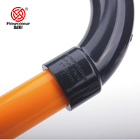 Connecteur arc-en-ciel en PVC, 20-63mm, gros, croissant de lune, raccord pour Tube en plastique et raccords de tuyaux d'alimentation en eau