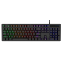 Haute qualité SUNROSE JK130 filaire USB clavier mécanique de jeu 104 touches Anti-fantôme rvb rétro-éclairé programmable pleine