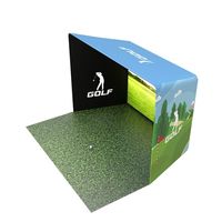 Écran de simulation de golf Diding DDZ26-430 personnalisé, durable, de qualité supérieure, résistant aux impacts, avec éclairage LED pour la pratique du golf en intérieur