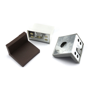Raccords à 90 degrés pour protection d'<span class=keywords><strong>angle</strong></span> de meubles Support d'<span class=keywords><strong>angle</strong></span> en plastique connecteur en plastique supports de Support d'étagère cachés - Product Image 3