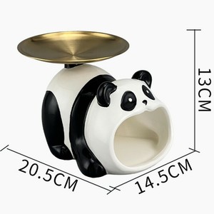 Porte-savon Panda Porte-savon <span class=keywords><strong>en</strong></span> céramique pour évier salle de bain douche <span class=keywords><strong>cuisine</strong></span>, facile à nettoyer garde le savon au sec - Product Image 4