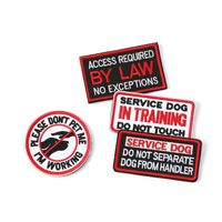 Broderie 3D SERVICE DOG, Lettre brodée, Autocollant pour animaux de compagnie, Applique, Lettre pour chien, Patch pour vêtements