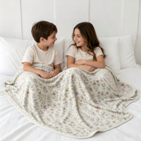Couverture de lit et canapé sur mesure, super douce et rafraîchissante, pour adultes et enfants, double face, hypoallergénique, en bambou et élasthanne, pour bébé - Offre Spéciale