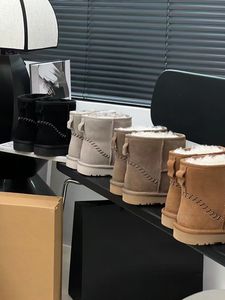 Nouvelles Bottes Rétro Tricotées Personnalisées de Haute Qualité pour Hommes 2026, Chaussures en Coton, Bottes de Neige Chaudes en Laine, Hiver - Product Image 5