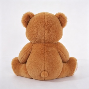 Oso de peluche personalizado, oso de peluche marrón, oso de peluche con rosa de peluche - Product Image 3