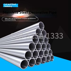 Fabrika doğrudan tedarik sıhhi sınıf paslanmaz çelik dekoratif boru 201 304 özel çelik ürün - Product Image 2