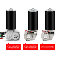 Moteur à engrenage à vis sans fin 45 mm 24 V 30 W 120 tr/min 12 N.m de couple pour table de bureau électrique motorisée réglable en hauteur