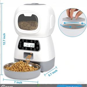 3,5 l mesin pemberi makan anjing pengatur waktu WIFI mangkuk hewan peliharaan & pengumpan Manual otomatis cerdas hewan peliharaan - Product Image 3