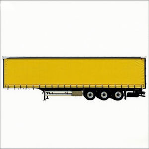 Smart 2/3/4/5 Essieu Côté Rideau Semi Remorque Cargo Remorque Numérique Tendu Rideau Côté Optimisé Cargo Confinement Disposition - Product Image 1