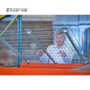 Plateau en fil d'acier galvanisé à chaud entièrement soudé, facilement installable, pour rayonnages d'entrepôt - Product Image 3