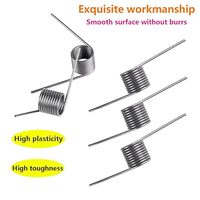Ressort de torsion OEM de précision, durable, fiable et léger en acier pour l'actionnement des soupapes, applications automobiles, approvisionnement en vrac