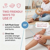 Compresse froide et chaude portable en nylon coloré réutilisable pour les blessures sportives, les douleurs musculaires et le soulagement de la douleur