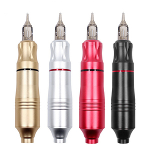 <strong>Tattoo</strong> Grip <strong>Machine</strong> Pen <strong>Robot</strong> 4 Colors RCA DC Motor Rotary Pen Type Kit Light Custom Logo Beginner Class - Product Image 1