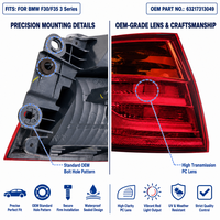 Pour BMW Série 3 F30 F31 F80 LCI, ensemble de feux arrière LED, lampe arrière OE 63217313049, Plug & Play, montage direct, 320i 330i 340i M3