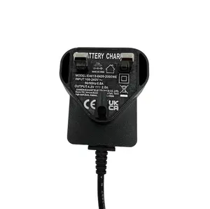 CE RoHs FCC UKCA lulus tegangan stabil/Arus EU US UK AU adaptor steker 5v 6v 9v 12v 0,5 A 500mA 1a adaptor catu daya