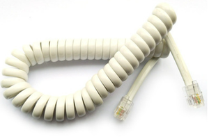 <span class=keywords><strong>Cable</strong></span> Espiral Personalizado RJ9 RJ11 RJ12 Negro Blanco, <span class=keywords><strong>Cable</strong></span> Plano para Teléfono, Accesorios de <span class=keywords><strong>Cable</strong></span> en Espiral, <span class=keywords><strong>Cable</strong></span> de Extensión - Product Image 6