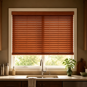 Persianas Venecianas Motorizadas de Madera con <span class=keywords><strong>Tubo</strong></span> Octagonal, de Alta Precisión, con Lamas Abatibles, para Decoración de Ventanas de Villas, Hoteles y Oficinas - Product Image 1