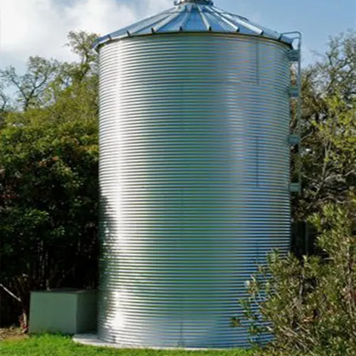 Galvanizli çelik oluklu çelik Tank sulama yangın söndürme balık çiftliği özel modüler silindir çelik su tankı fiyat