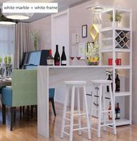 Meuble bar à vin d'angle moderne en bois