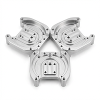 Support de montage en alliage d'aluminium usiné CNC, haute précision, pour équipement industriel, composants robotiques, pièces usinées sur mesure