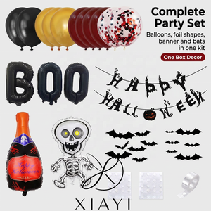 Nuove Decorazioni a Tema Halloween/Festa dei Fantasmi, Kit Arco di Palloncini in Alluminio, Palloncini a Forma di Bottiglia di Vino, Cartoni Animati - Product Image 2