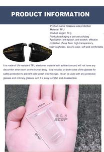 Scqp s008 ברור תעשייתי גמיש משקפי מגן צד להגנה על פני משקפי שמש - Product Image 5