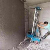 Mesin Plester Dinding Otomatis/Mesin Semprot Mortar Semen Robot Murah/Mesin Plester Dinding Otomatis