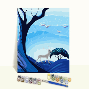 Decoración de Pared Nórdica al por Mayor, Manualidades Pintadas a Mano sobre Lienzo, Conjuntos de Pintura por Números Enmarcados - Product Image 5