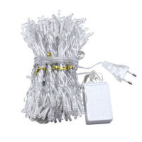 Guirlandes lumineuses LED pour rideaux, étanches, pour extérieur, mariage, fenêtre, jardin, fête, Noël, 110V/220V