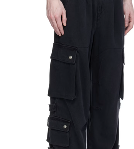 Chemises de travail taille haute pour hommes Pantalons cargo d'été en peau de serpent pour la sécurité en toile Pantalons cargo déchirés - Product Image 6