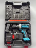 Perceuse sans fil multifonction haute puissance 21V avec batterie au lithium, moteur sans balais et poignée pistolet réversible