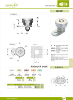 Serrure à came tubulaire personnalisée anti-perçage en alliage de zinc chromé pour distributeur de café, avec installation facile