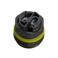 IP68 450V AC Weiblicher Panel-Mount Rundstecker mit Schraubklemme, 2-polig, 17,5A, 0,5-2,5mm für Landschaftsbeleuchtung
