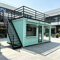 Maison préfabriquée en panneaux sandwich en acier moderne, en kit, facile à installer, pour usage de bureau