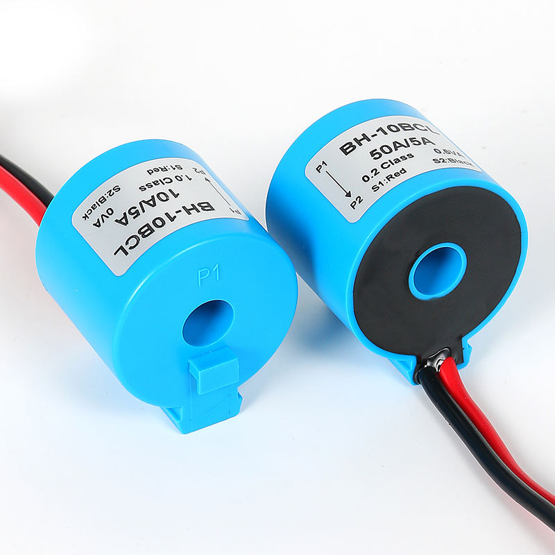 Din Rail Current Transformer BH-10BCL 10A 5A 20/5 30/5 50A 5A 100A 5A 200a AC 3 Phase Ct Current Transducer Sensor Factory Price