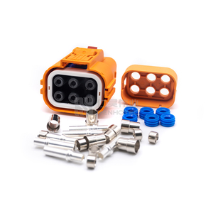 قابس ومقبس لسيارة EV بجهد عالي 6Pin 16A 23A 35A 50A - Product Image 4