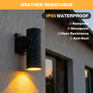 Lampe murale extérieure LED moderne en aluminium étanche IP65 avec diffuseur en polycarbonate, intensité réglable, pour l'extérieur des villas - Product Image 3