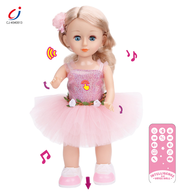 Chengji Dancing Dolls Electronic Walking Toys Plastic pink Multifunctional Cartoon Princess Dolls for Girls Toys Remote Control