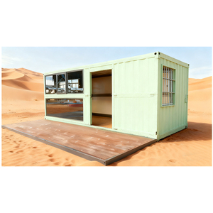 حاوية شحن فولاذية قابلة للتوسيع خفيفة الوزن بطول 20 قدمًا، متنقلة وقابلة للطي، مقاومة للماء وعازلة للصوت، للاستخدام الخارجي، كبار مبيعات متنقلة، ومدرسة - Product Image 1