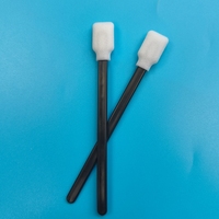 Éponge de nettoyage sans peluches à manche noir pour l'entretien automobile, éponge de nettoyage en mousse pour imprimante Roaland, éponge de nettoyage pour salle blanche