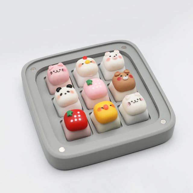 2025 MG Cute Artisan Keycaps 3D Resin Animal Custom Keycaps ESC Keycap for Mechanical Keyboard