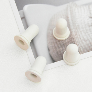 Hot selling18mm Trắng Silicone cao su teat Nitrile cao su bóng đèn cho tinh dầu ống nhỏ giọt - Product Image 2