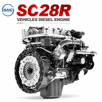 Moteur diesel turbo à rampe commune 4 cylindres DOHC SAIC SDEC SC28R 150HP 110kW 2.776L pour camion Maxus V80 T60